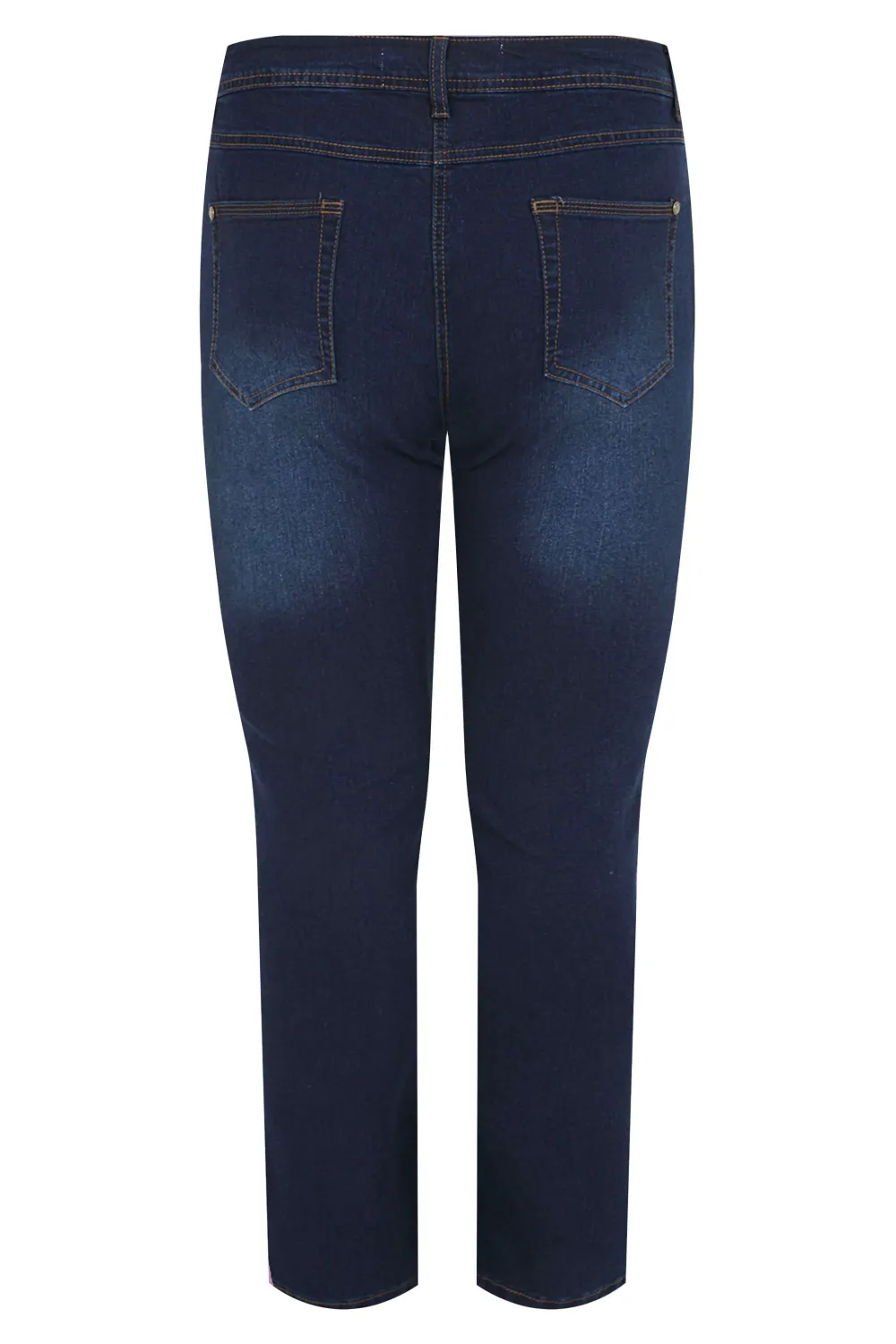 YOURS Curve Indigo Blue Straight Leg Fit Stretch RUBY Jeans