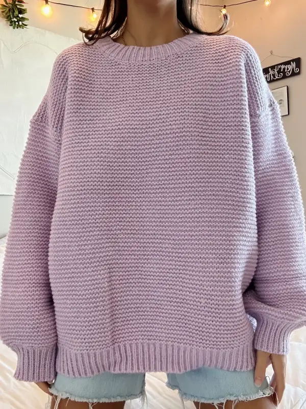 OVERSIZED CHUNKY SWEATER
