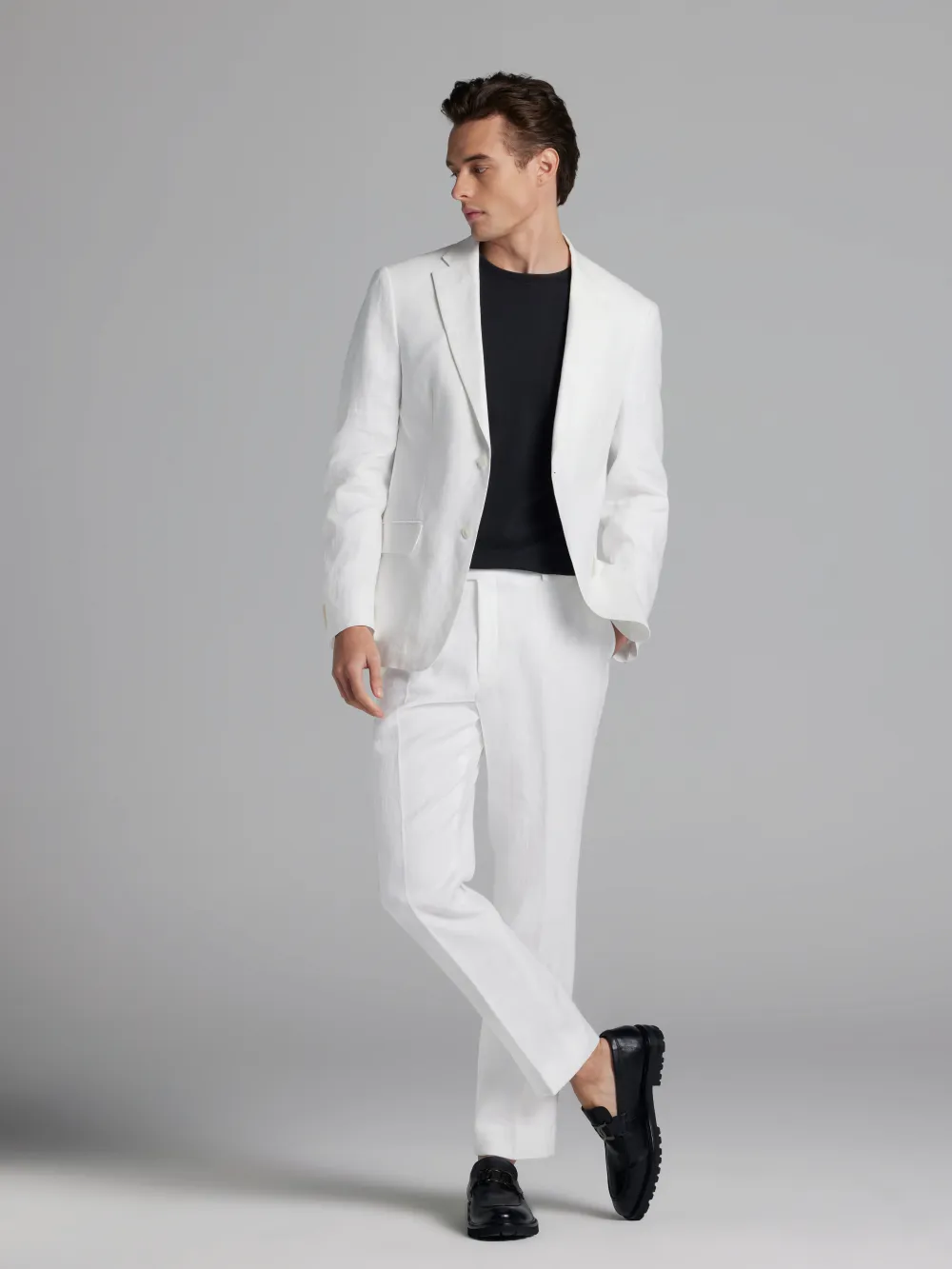 Tommy Hilfiger Modern Fit Linen Suit Jacket