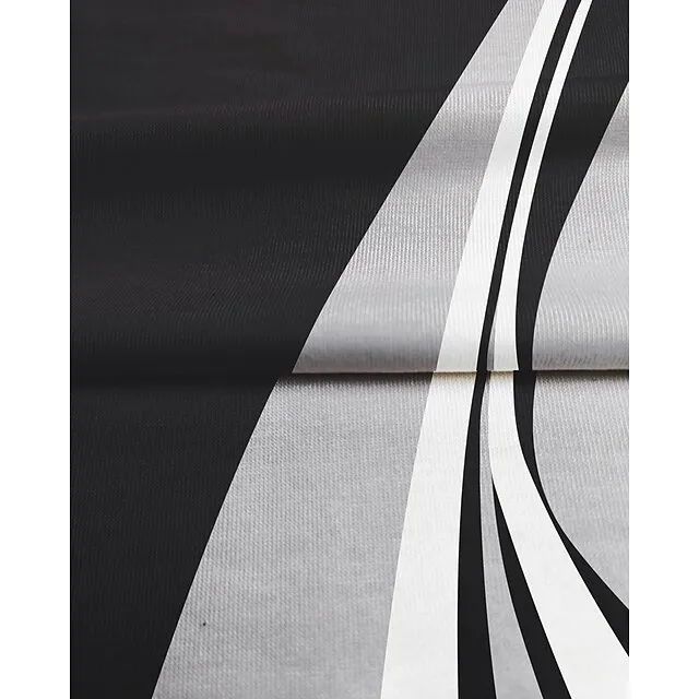 Women's T shirt Tee Black Pink Blue Color Block Button Print Short Sleeve Daily Weekend Basic V Neck Regular Fit Painting