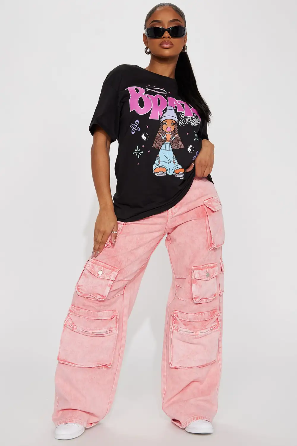 Bratz Cool Sasha Graphic Tee - Black