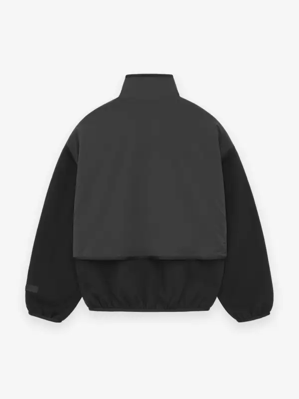 NYLON FLEECE MOCKNECK