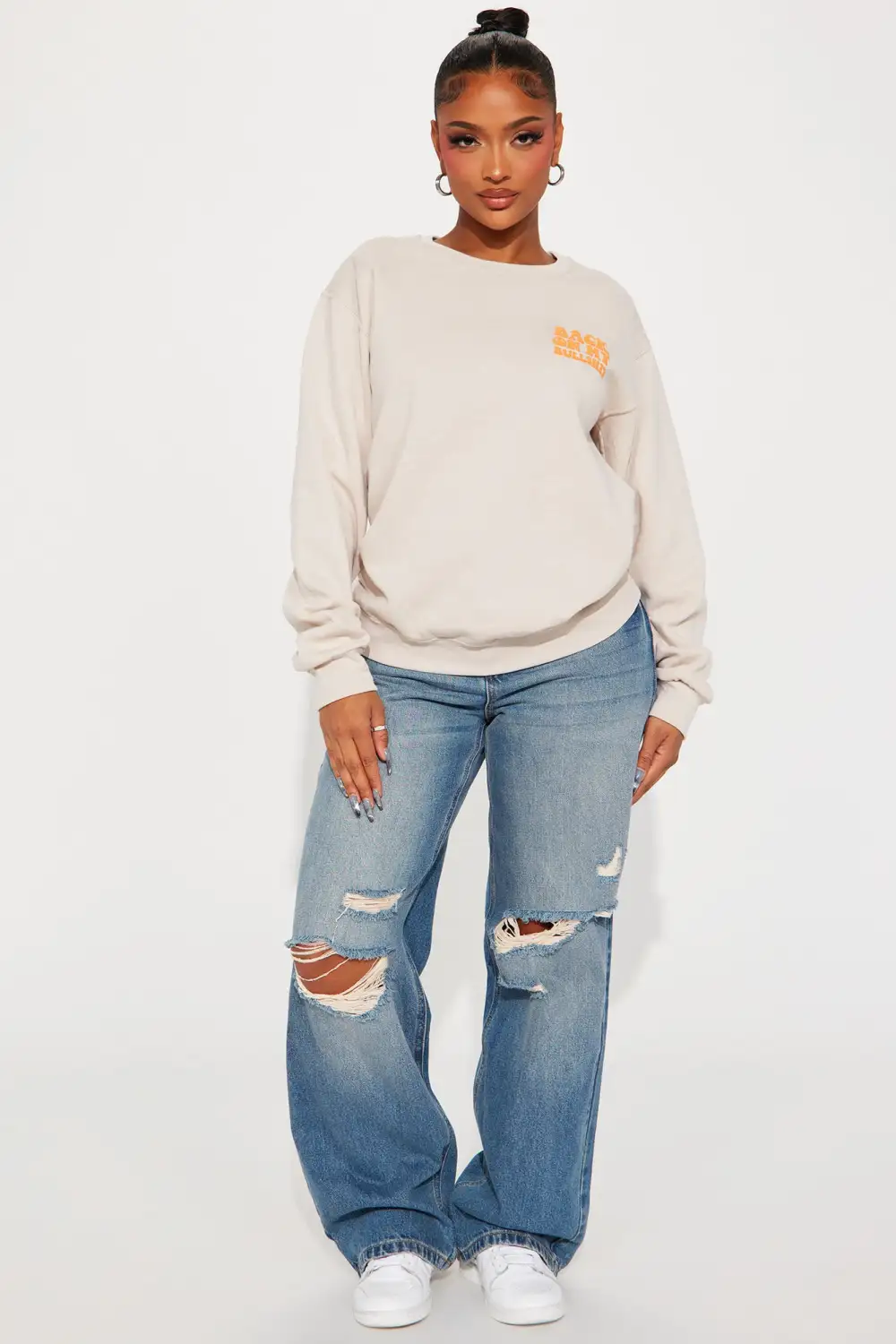 Back On My Bullsh*t Sweatshirt - Sand