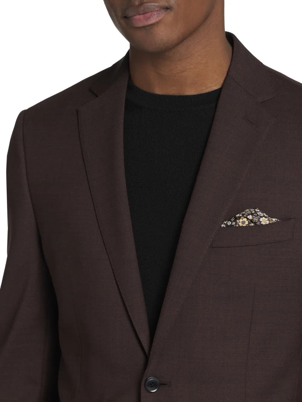 JOE Joseph Abboud Slim Fit Sharkskin Suit Jacket