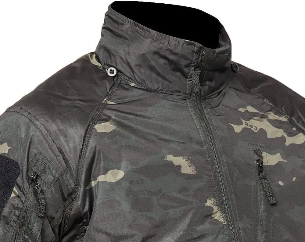 Men's Winter Tactical Jacket Lightweight Fleece lined Insulated Midlayer Hunting Military Softshell uniform