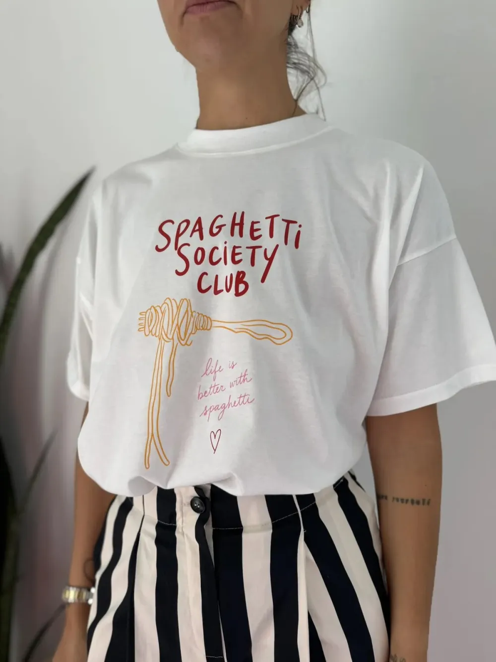 Smooth Graphic Crewneck Cotton Tee Layer