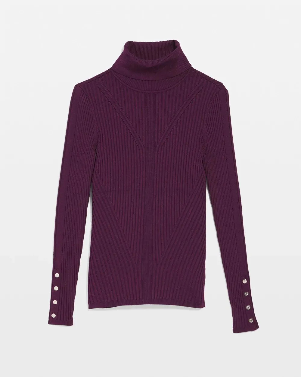 Ribbed Turtleneck Sweater