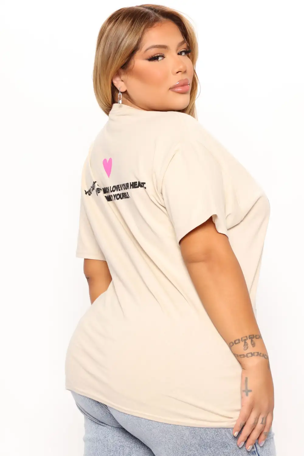 Dear Me Short Sleeve T-Shirt - Sand