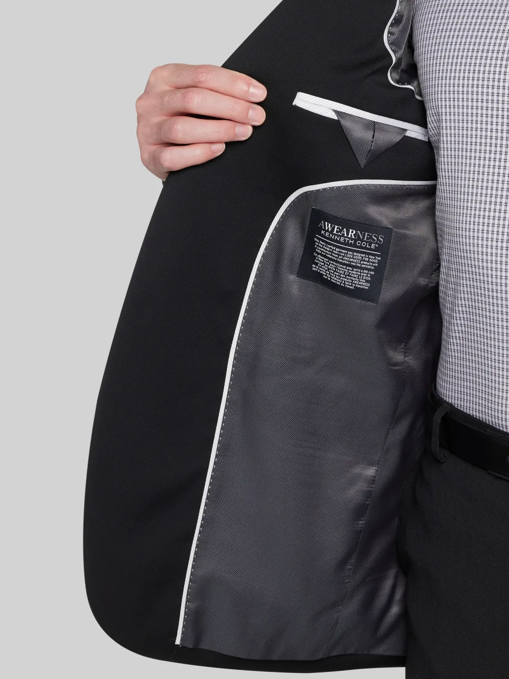 Awearness Kenneth Cole Modern Fit Wool Blend Suit Jacket