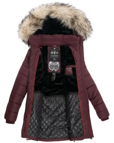Fashion ladies parka coat