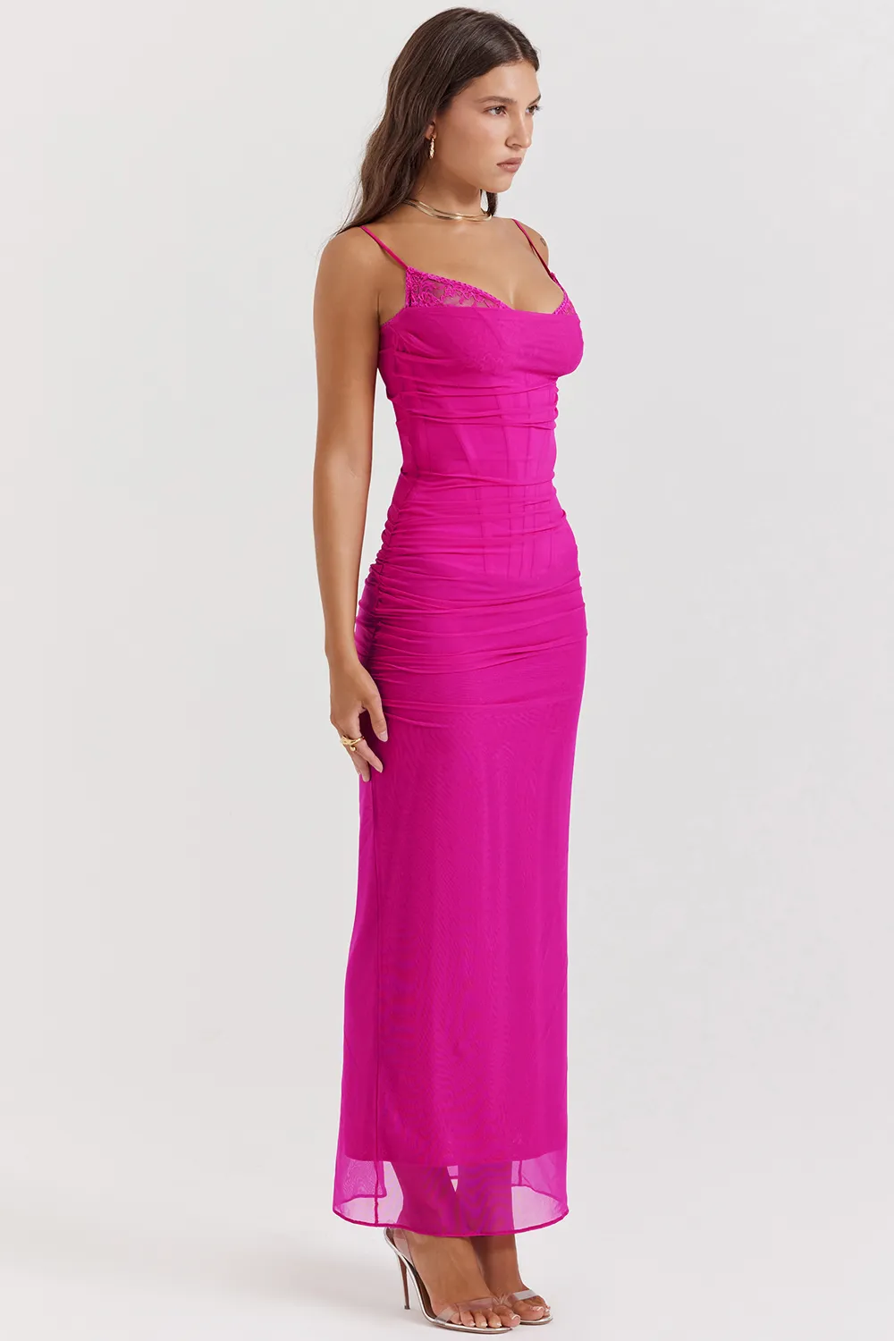 FUCHSIA MAXI DRESS