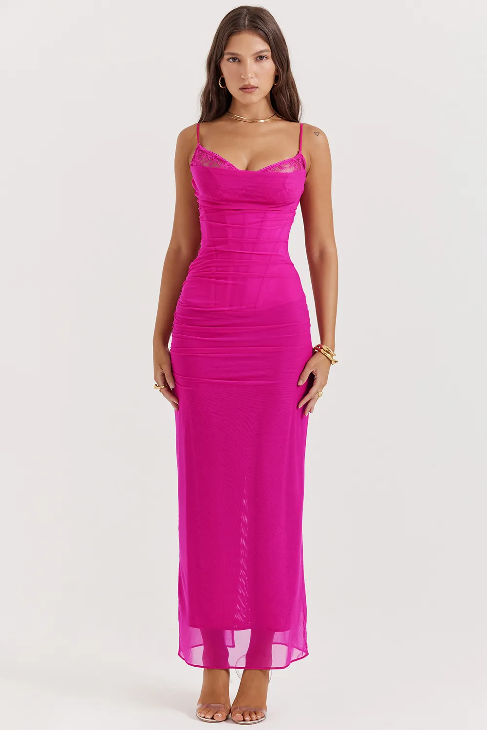 FUCHSIA MAXI DRESS