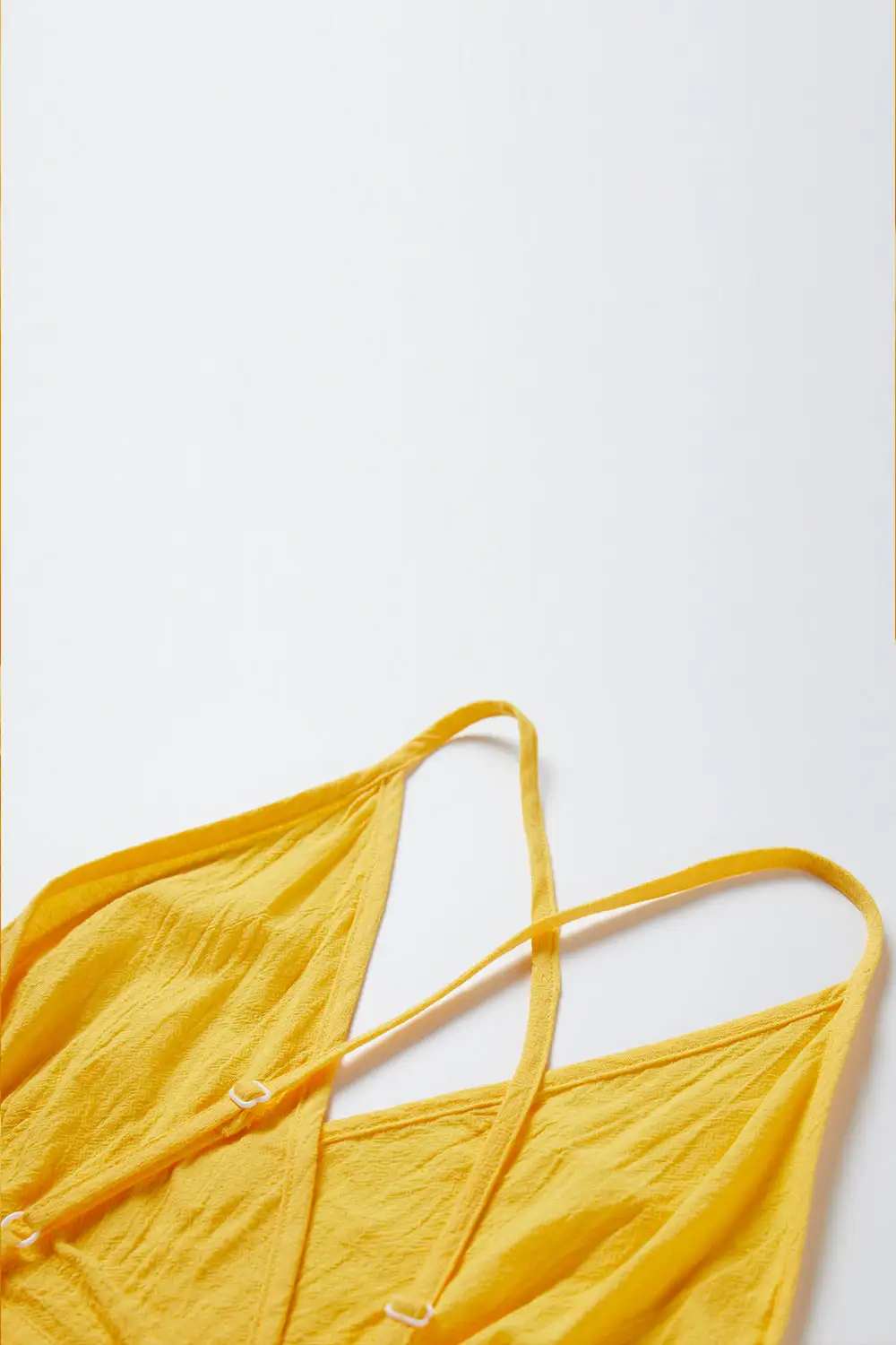 Spaghetti Strap Camisole Crop Top Casual Wide Leg Long Pants Linen Set