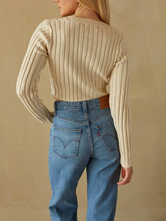 Bailey Ribbed Knit Sweater