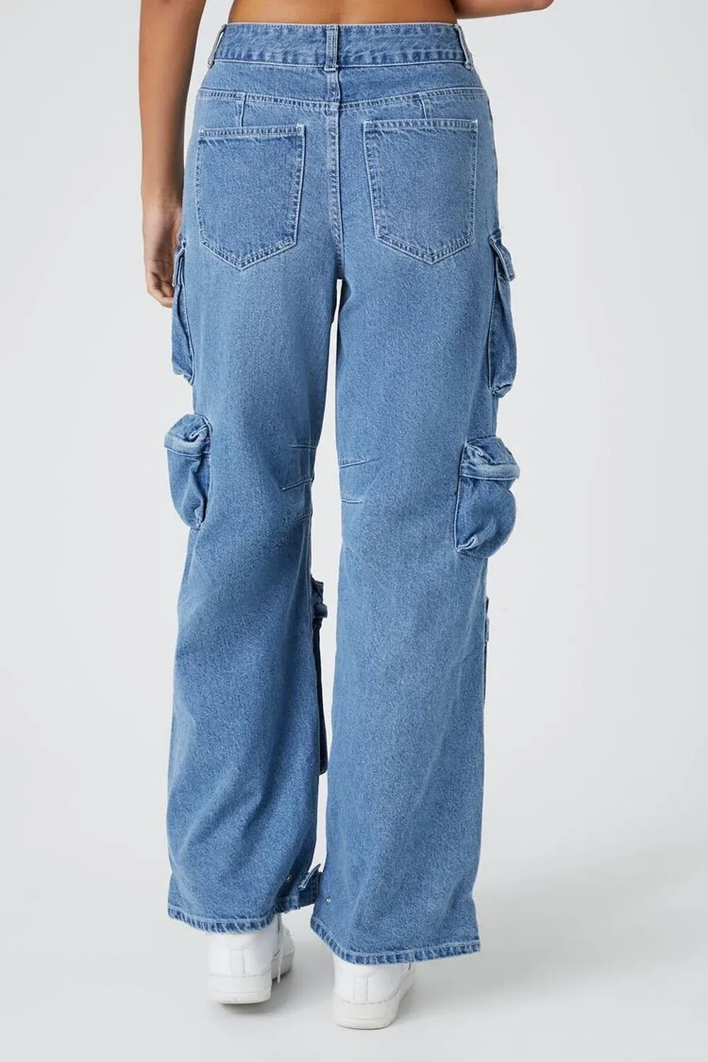 Straight-Leg Cargo Jeans