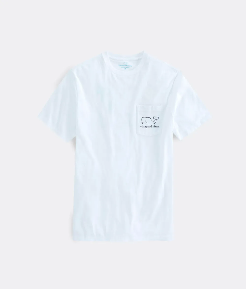 Vintage Whale Short-Sleeve Pocket Tee