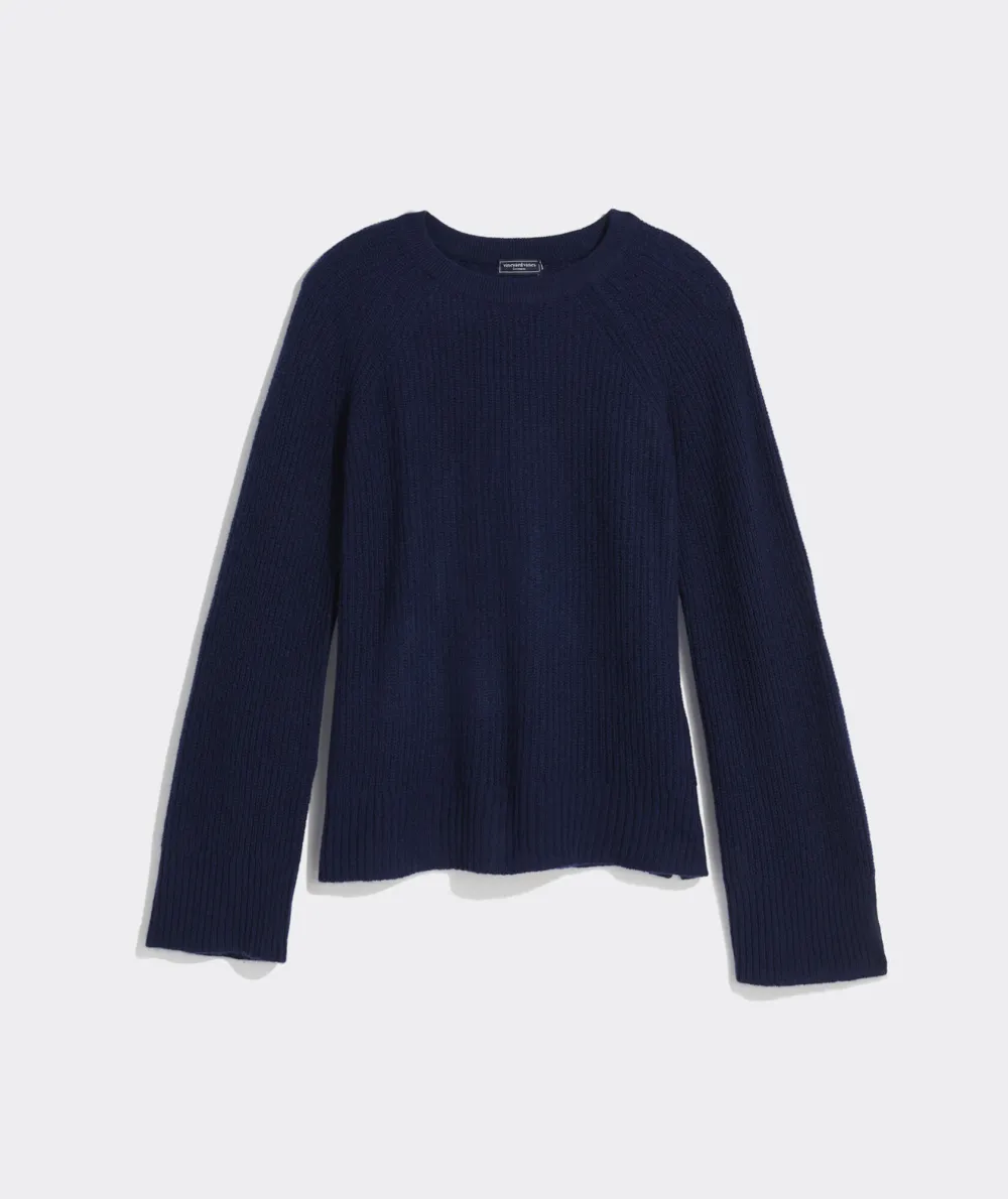 Seaspun Cashmere Ribbed Crewneck Sweater