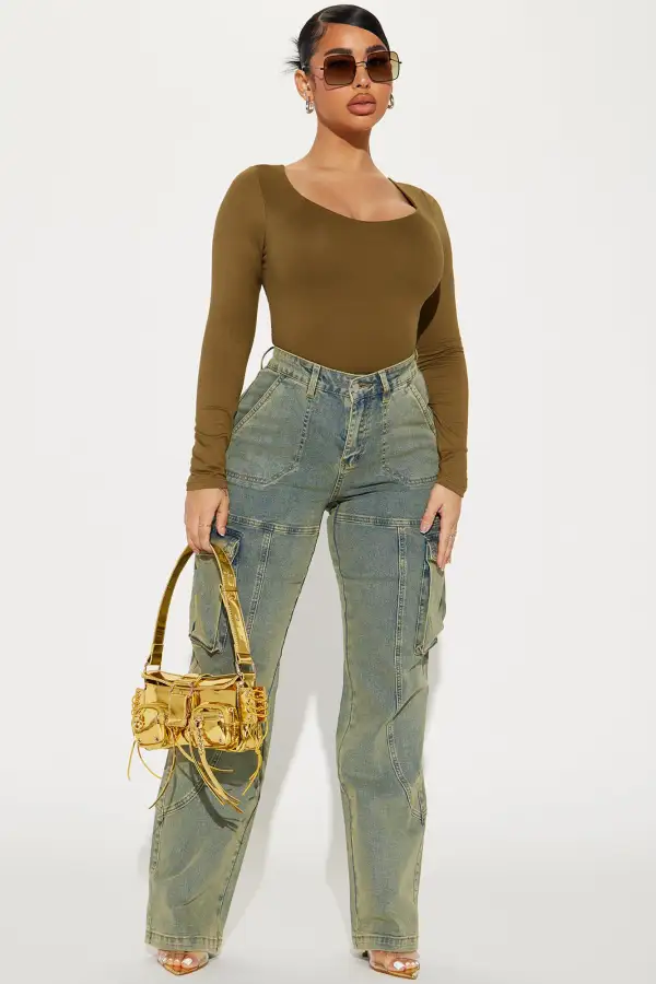 Kelly Double Lined Top - Olive
