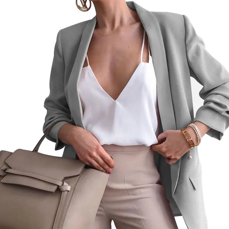 Cardigan Jacket Lapel Slim Small Set