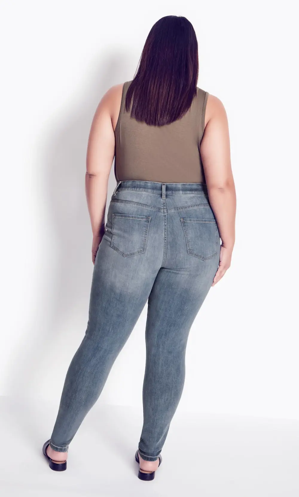 Evans Light Blue Stretch Skinny Jeans