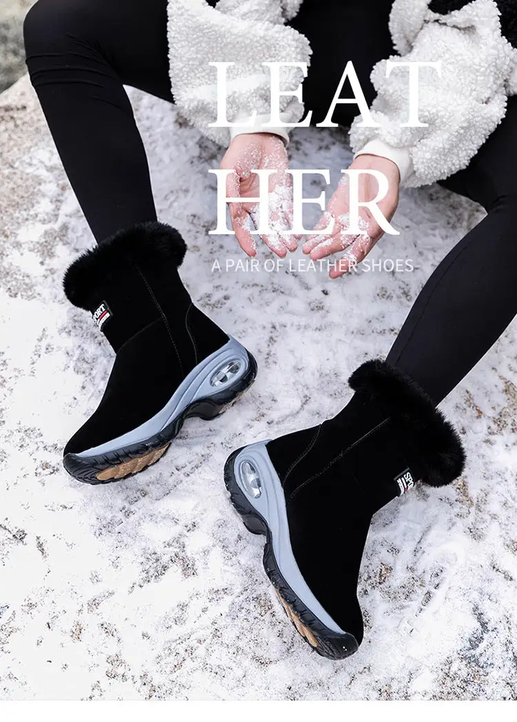 2021 Winter Thick Bottom Snow Boots