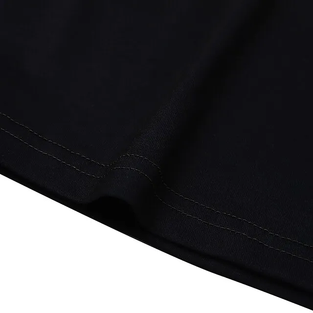 Women's Casual Dress Shift Dress Floral Dress Mini Dress Black And White Black White Short Sleeve Floral Print Summer Spring Scalloped Neck Fashion Vacation 2023 S M L XL XXL 3XL