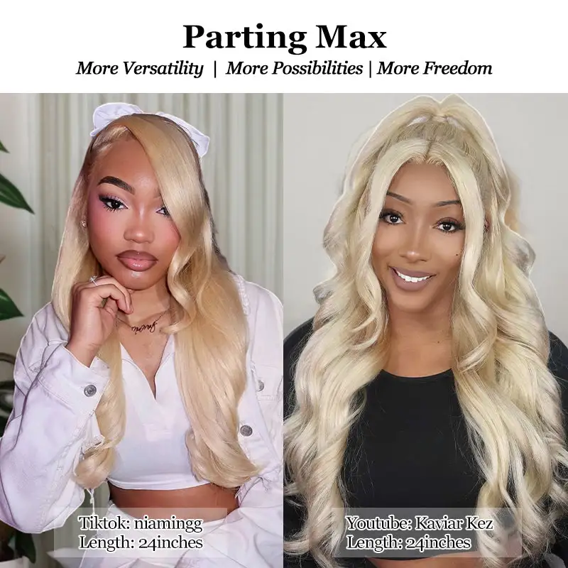 Flash Sale | #613 Blonde Upgraded 5x5/13x6-Full Lace Frontal Body Wave Lace Wig No Code Needed