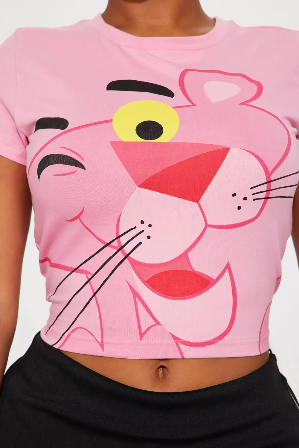 Pink Panther Fitted Tee - Pink