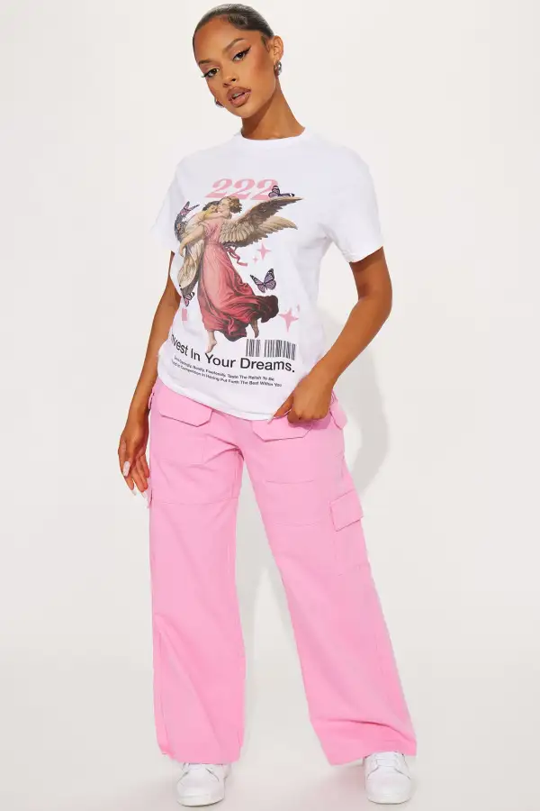 Invest In Your Dreams Graphic Tshirt - White