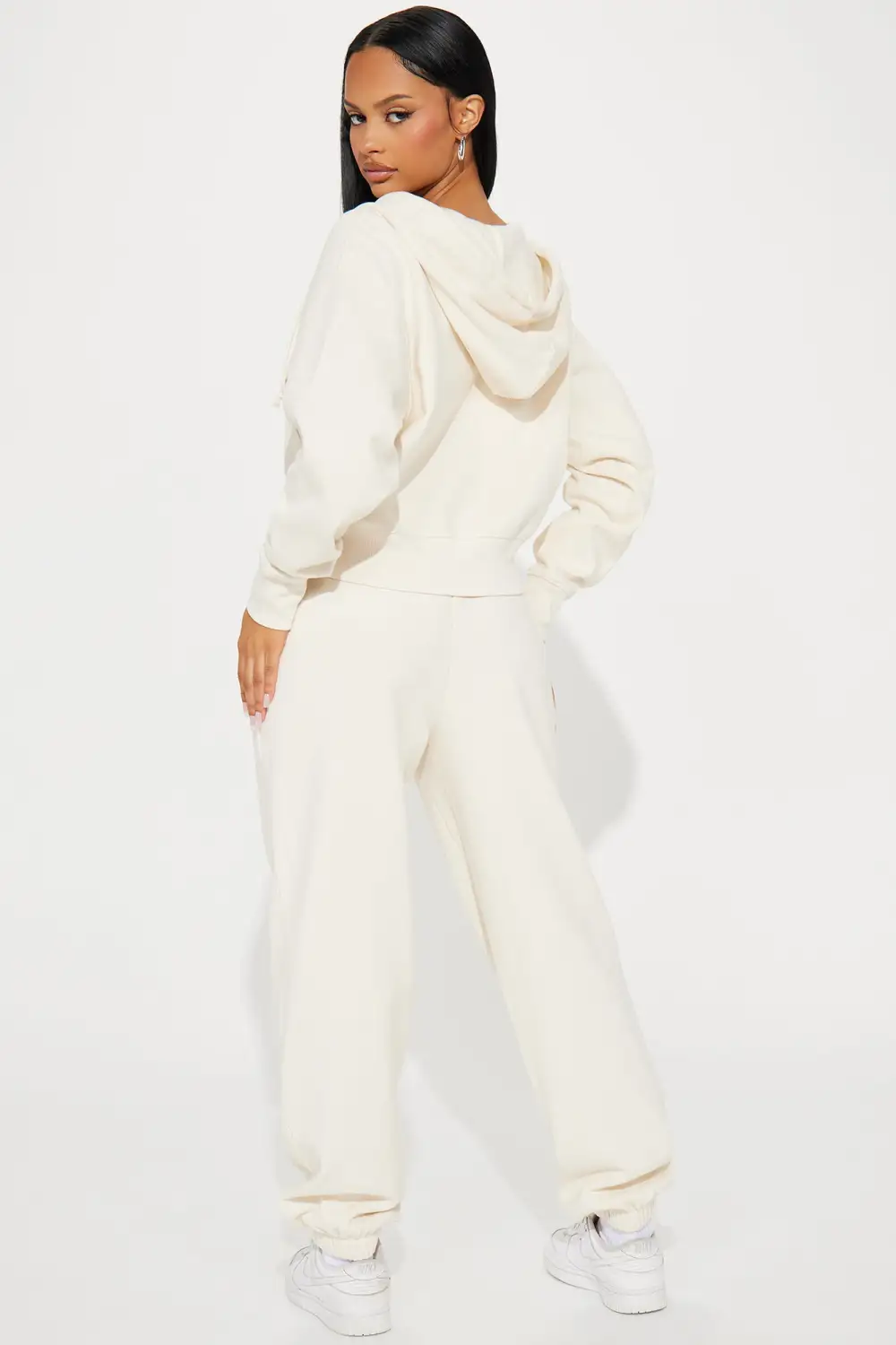 Stayin' In Sweatsuit - Cream