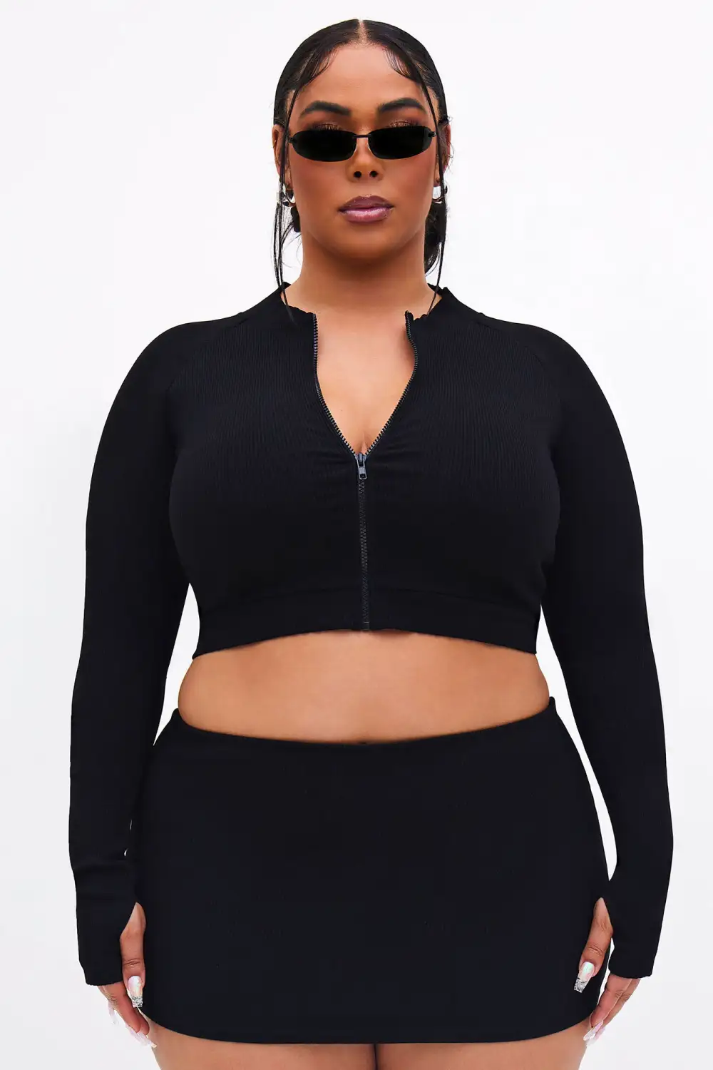 Kendall Snatched Top - Black