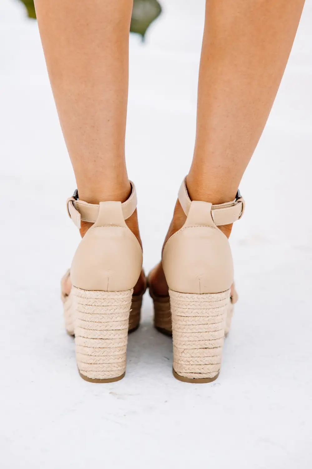 Walk The Walk Latte Brown Jute Heels