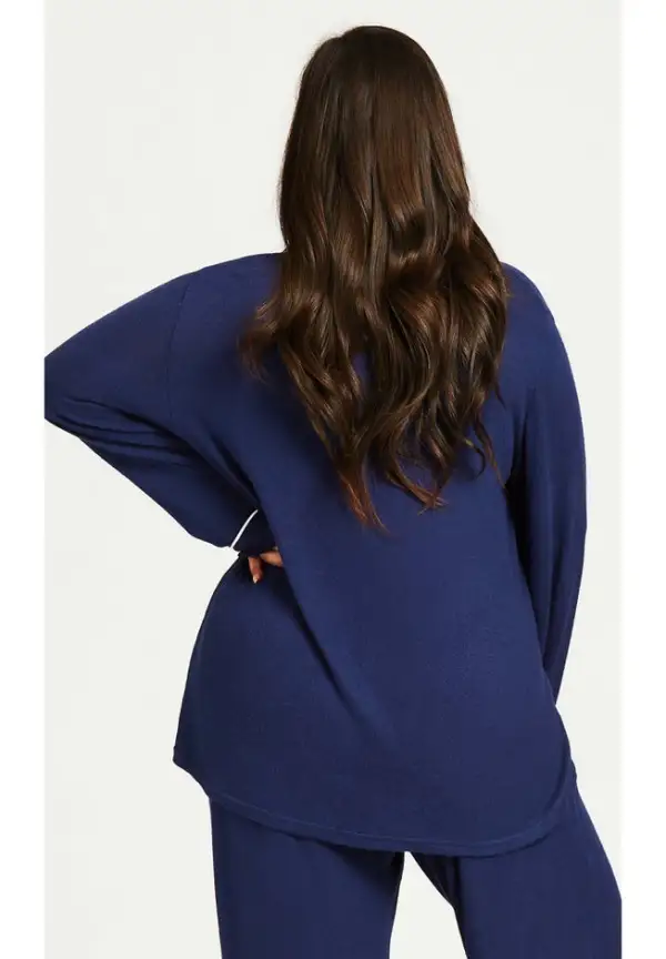 Hacci Button Plain Top