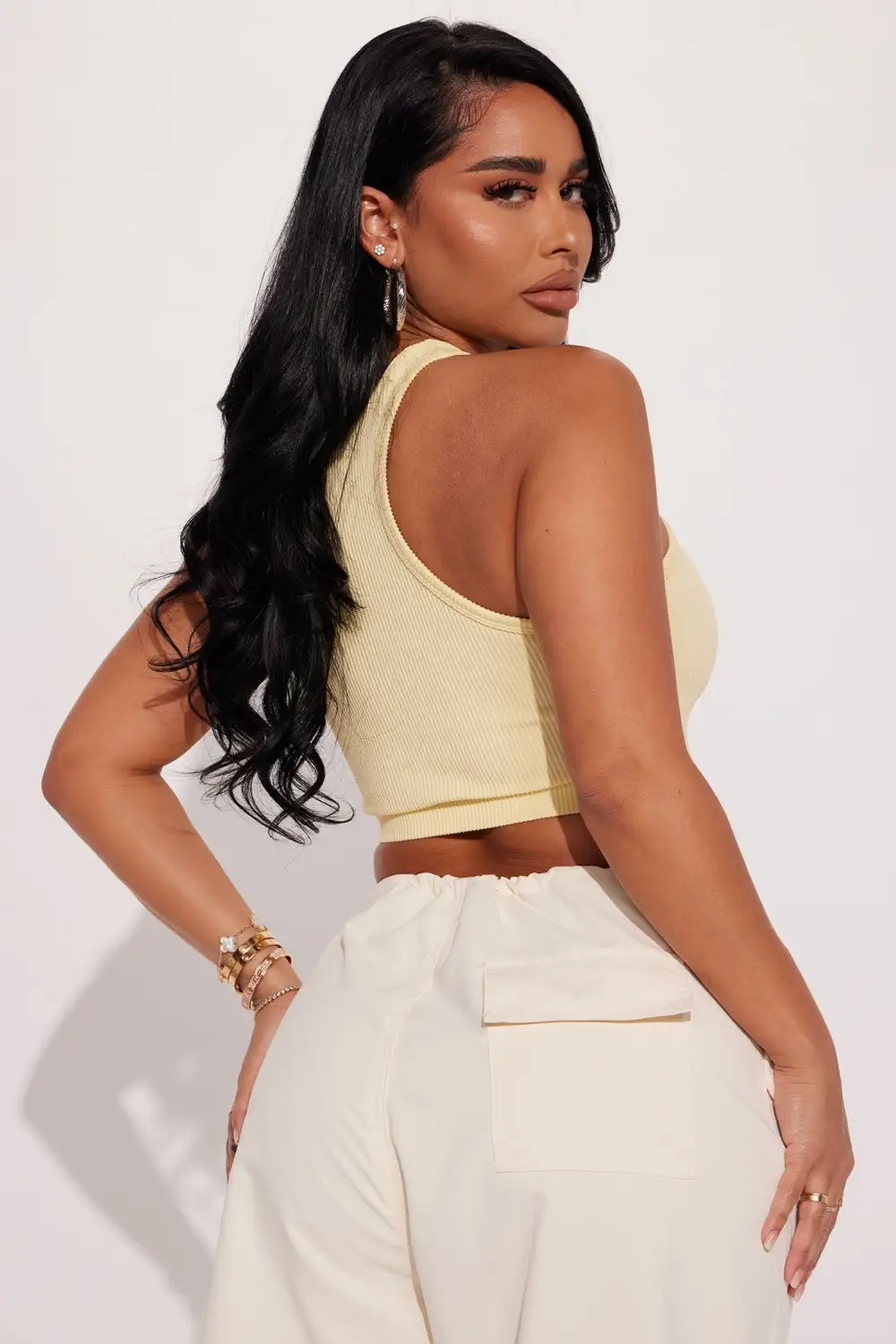 Model On Duty Top - Yellow