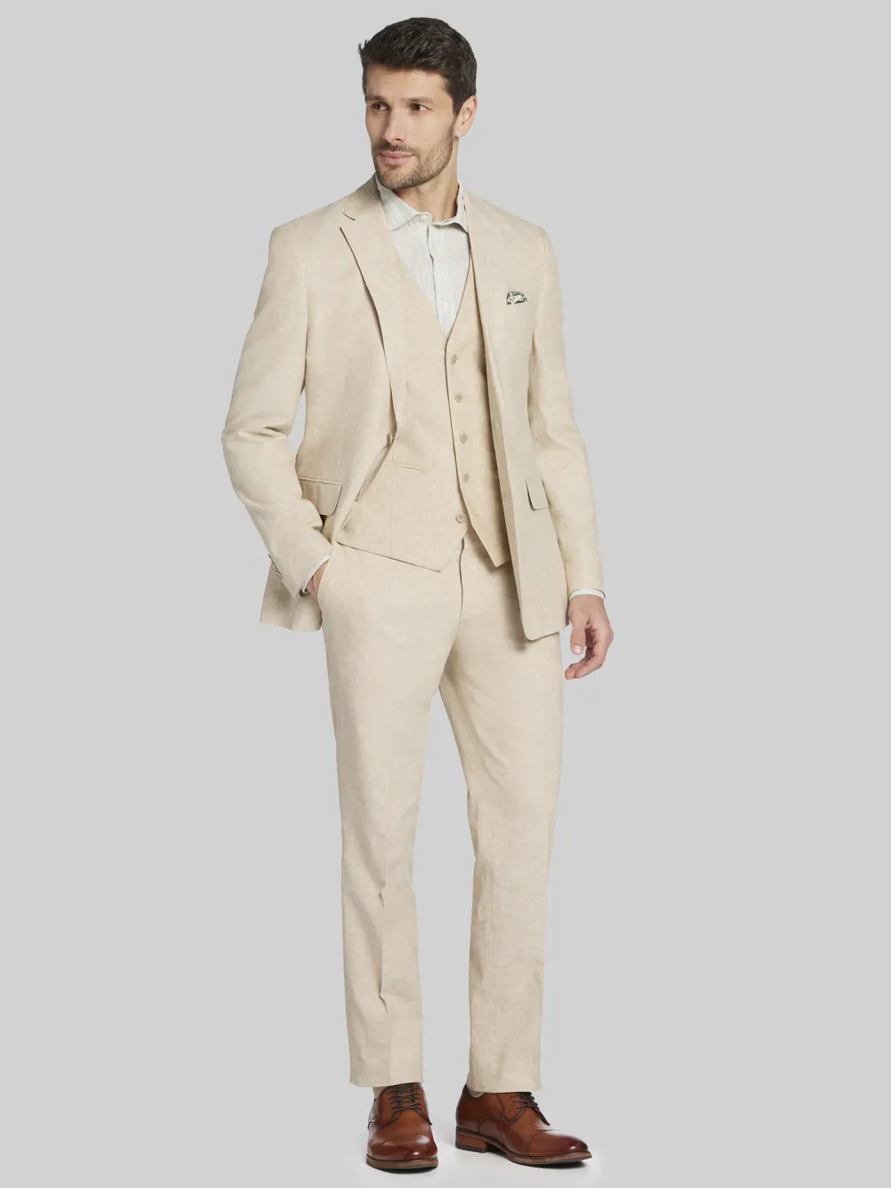 JOE Joseph Abboud Slim Fit Linen Blend Suit Jacket