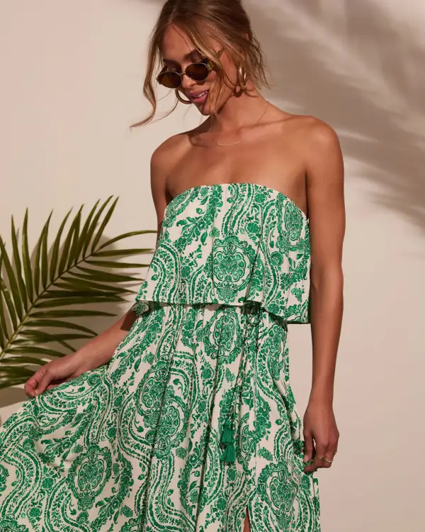 Elsa Paisley Maxi Dress