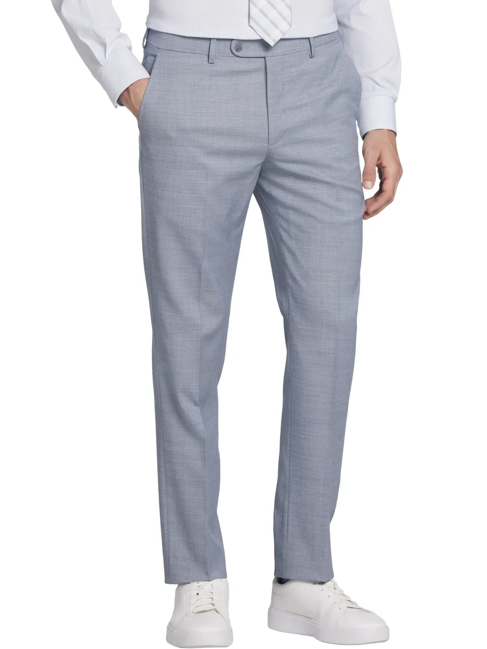 JOE Joseph Abboud Slim Fit Sharkskin Suit Pants