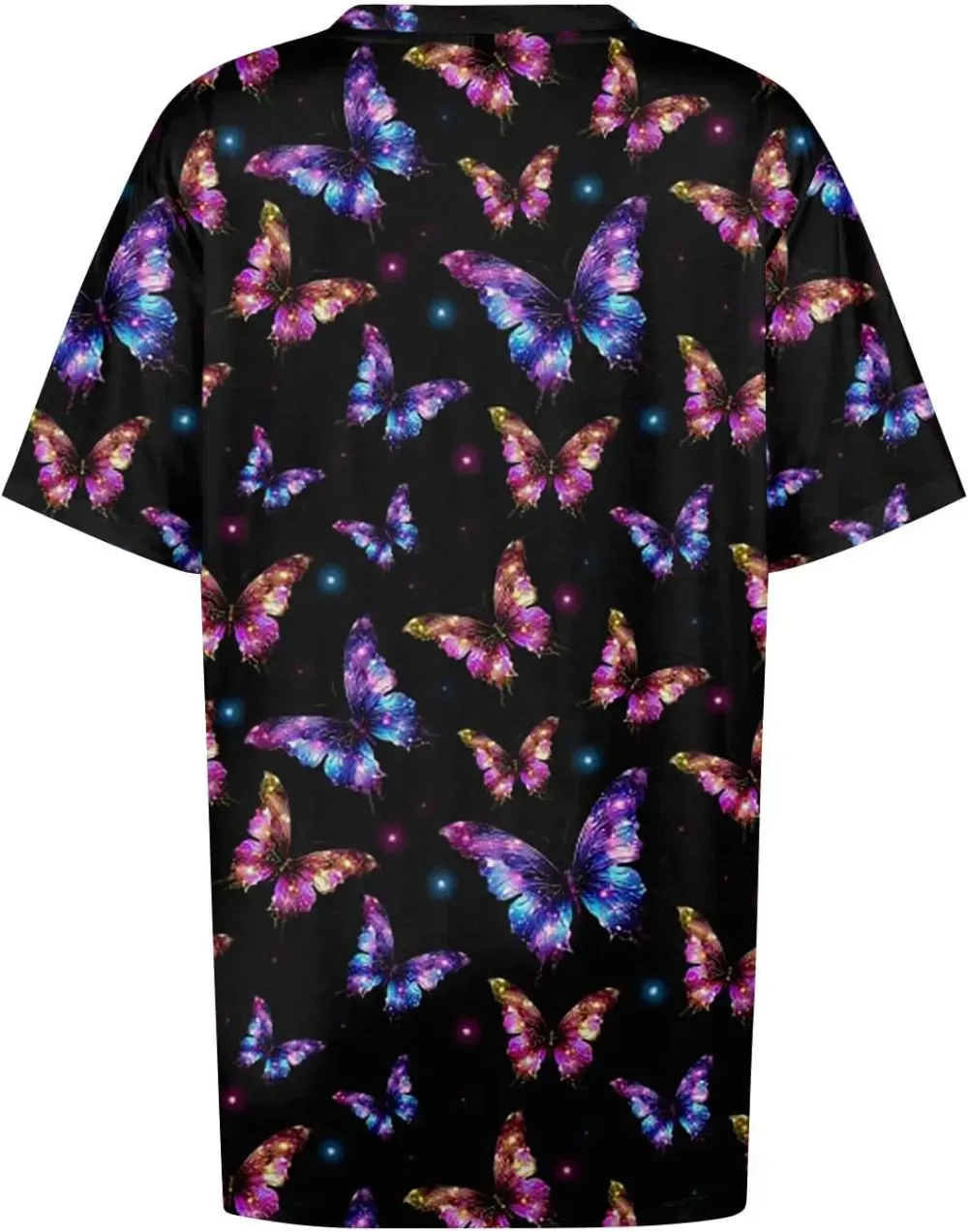 Plus Size Tops for Women Dressy Short Sleeve V Neck Shirts for Women Summer Tops for Women 2024 Floral Print Top