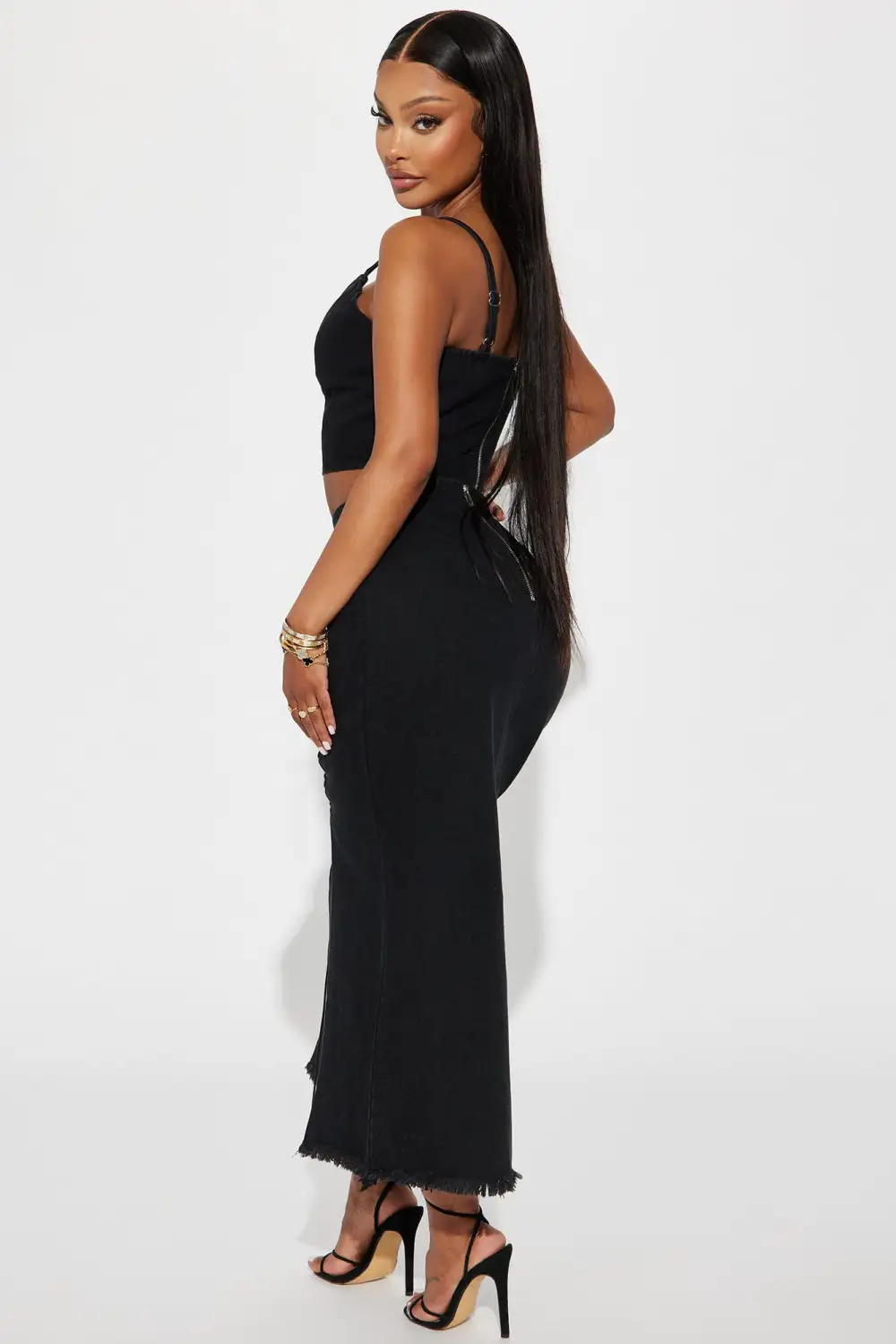 The One And Only Skirt Set - Black