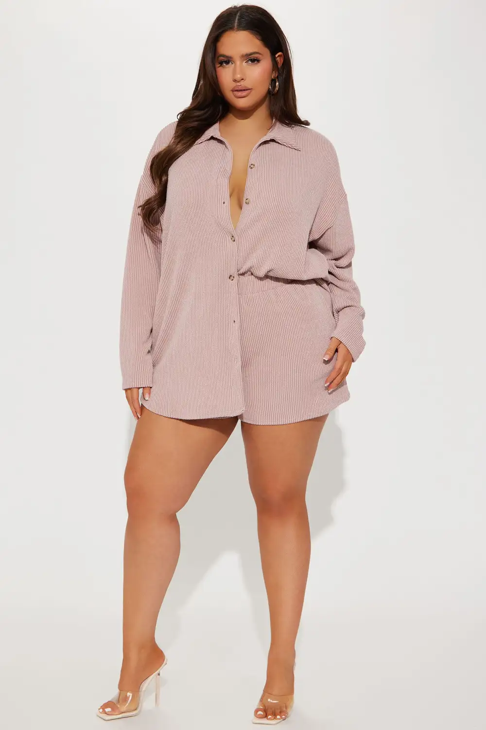 Bianca Short Set - Taupe