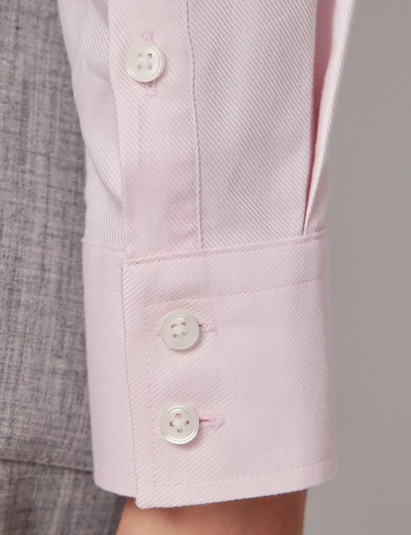 Twill Cotton Semi-Fitted Shirt