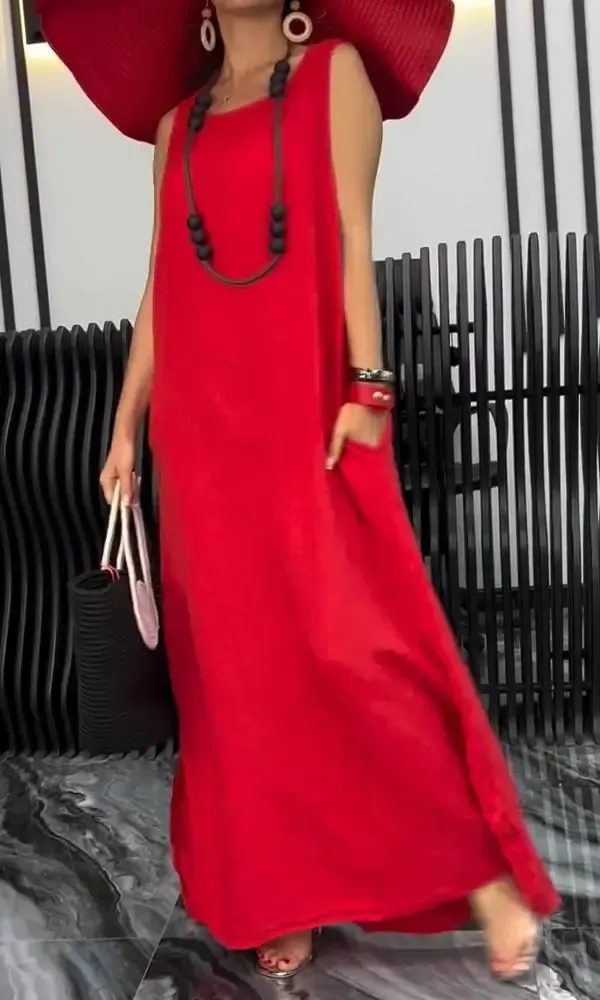 Women's Daliy Casual Comfortable Back Hollow Dress