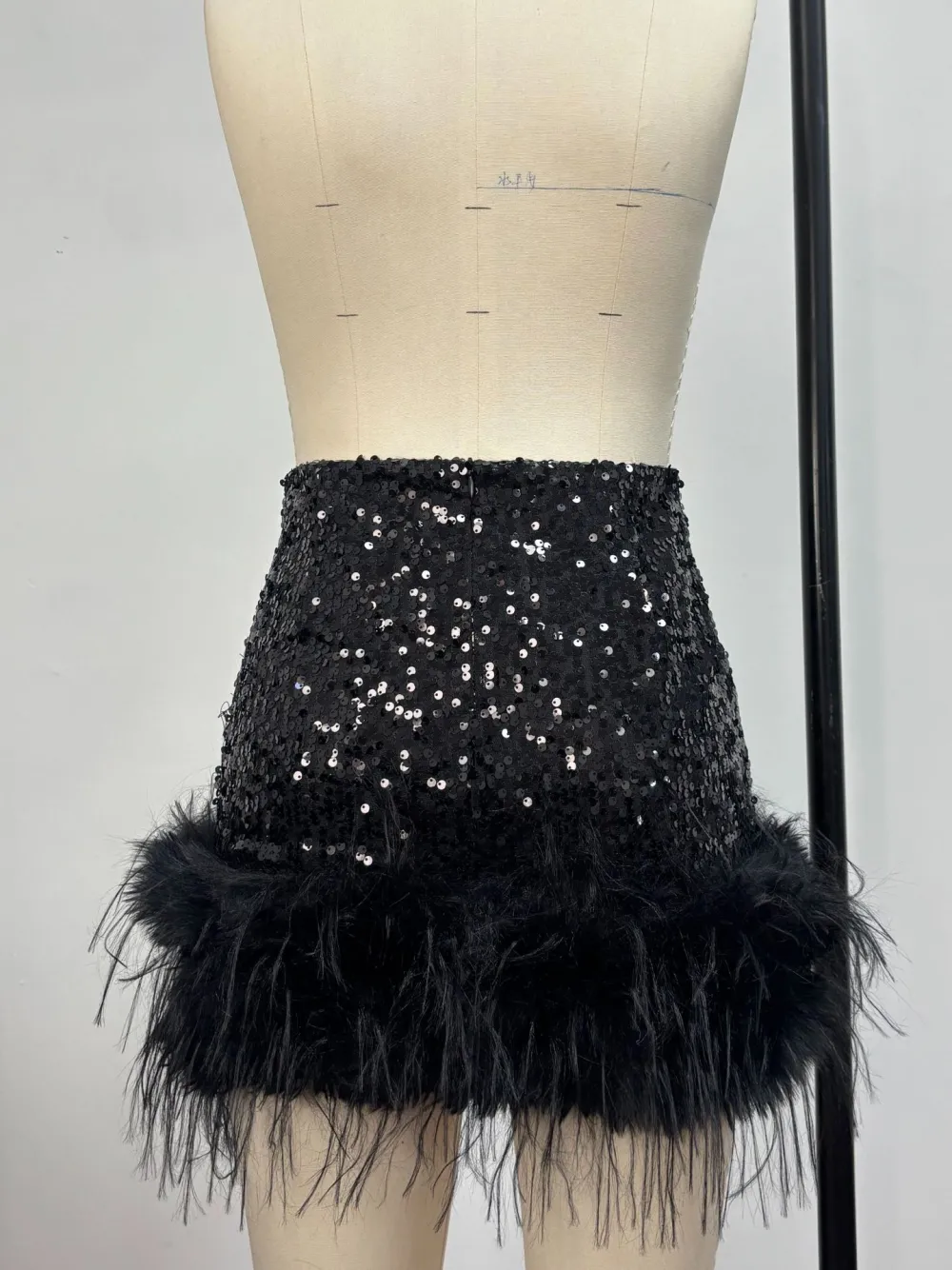 Essential Sequin Sheath Skirt