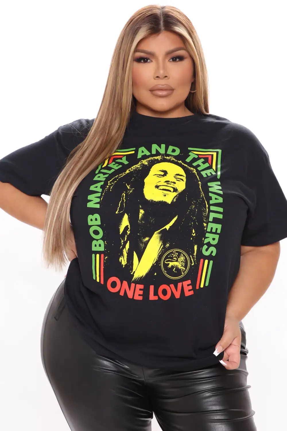 Bob Marley And The Wailers Top - Black