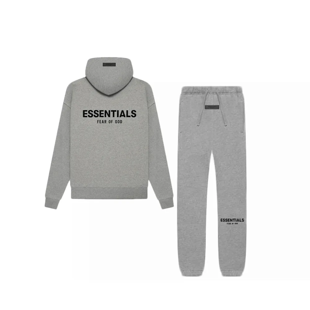 SS22 Hoodie & Pants Set DARK OATMEAL