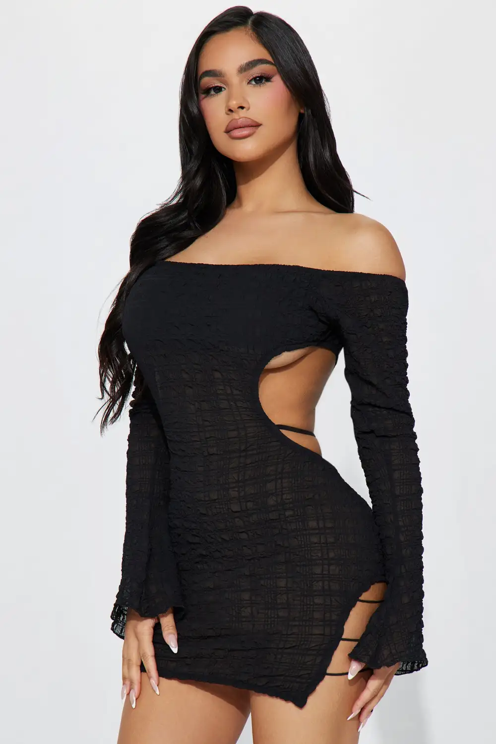 Julia Micro Mini Dress - Black