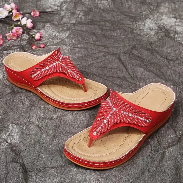 Classic Leather Orthopedic Flip-flop Sandals(⚡Clearance Sale)