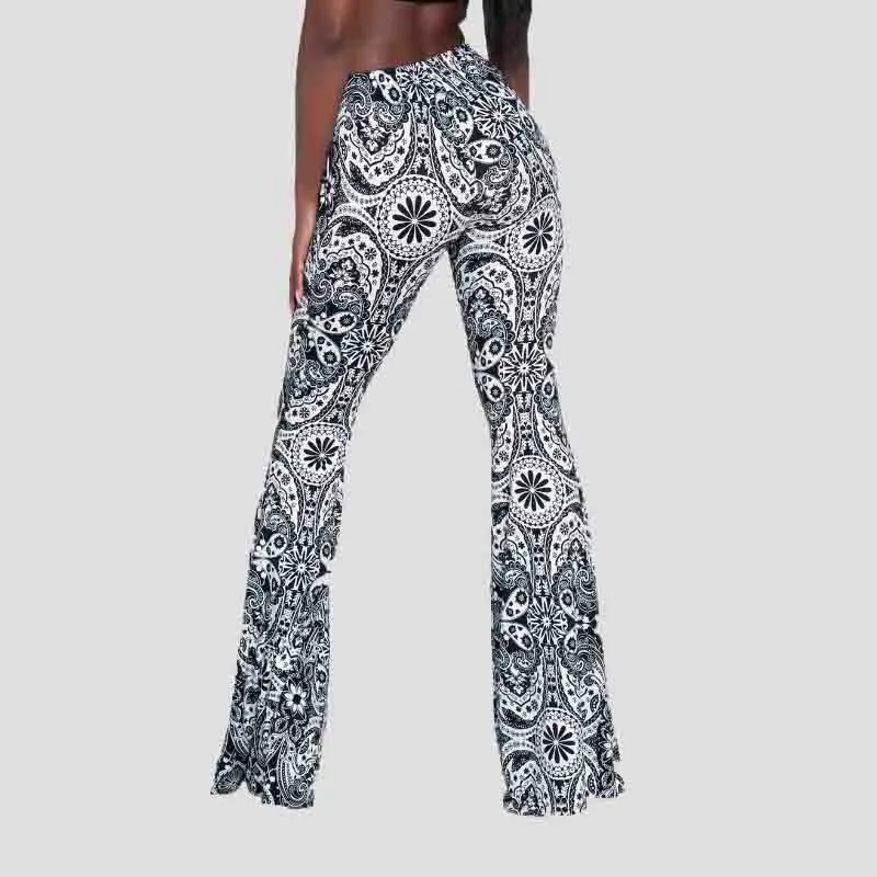 Featured Floral Printed Women's Casual Pants