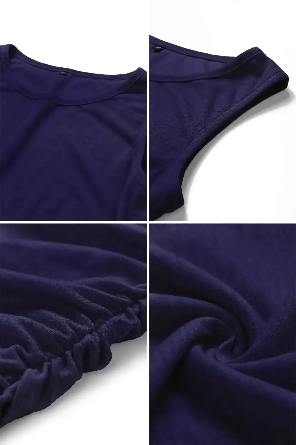 Woman's Ruched Tank Sleeveless Short Mini Dress