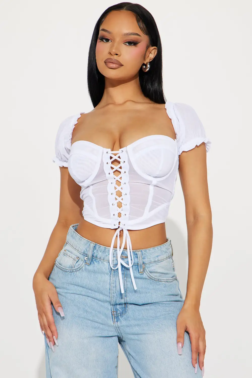 Romanticize Corset Top  - Ivory